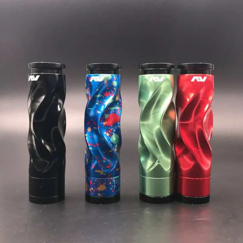 

Newest Avidlyfe mod Avid lyfe AV Twistgyre Brass Copper Material 18650 Battery Electronic Cigarette 510 Thread vs Sob Mod kit