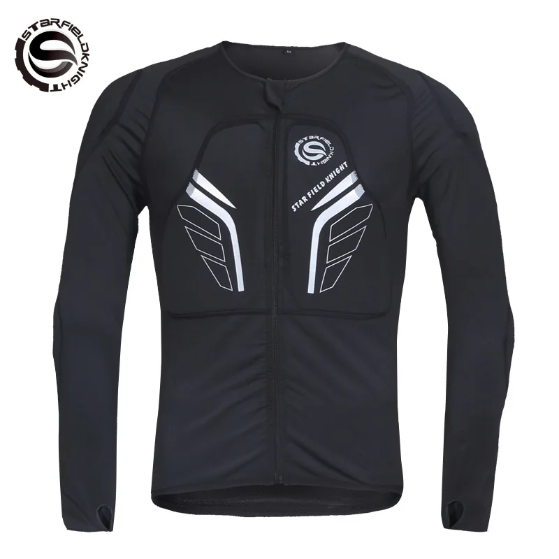 Motorcycle Jacket Protective Gear Summer Motocross Protection Jacket Moto Racing Body Armor Men Moto Armor Black