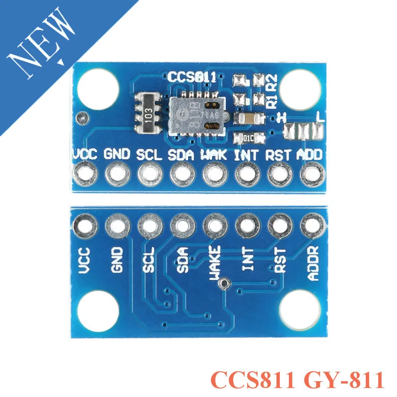 CCS811 GY-811 Сенсор модуль Air Quality цифровой газа s TVOC CO2 GY-CCS811 GY 811 электронный DIY PCB плата