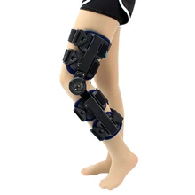 Регулируемый сустав травма шина поддержка наколенники Поддержка кости Ортез связка уход коленный бандаж Поддержка Боль шарнирный бандаж
