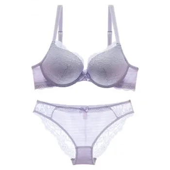 

Women's Bra Sexy Closed Lace Underwear Suit Women's Bra Thicker Student Bra Small Bra Thicker