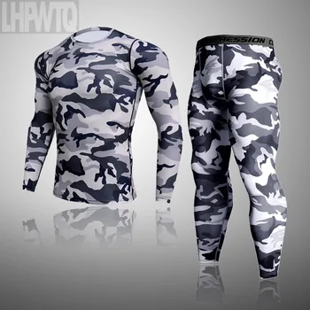 

Men's Thermal Underwear For Men Male Thermo Camouflage Clothes Long Johns Set Tights Winter Long Compression Underwear Quick Dry