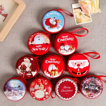 

Cute Christmas Mini Bag Cartoon Coin Purse kids Girls Wallet Earphone Box Bags Wome Wedding Gift Christmas Gift