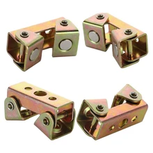 Pinces de soudage magnétiques de Type V, 4 pièces, support de suspension, Kit de coussinets réglables