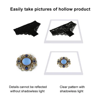 

PULUZ Mini LED Photography Shadowless Light Lamp Panel Pad Acrylic Board 20x20cm SP99