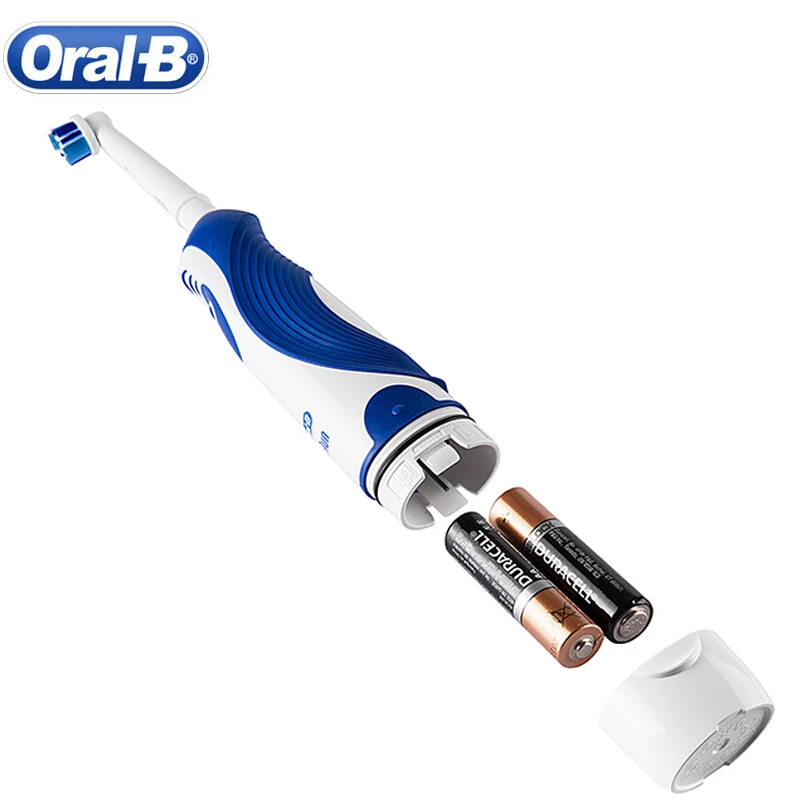 Oral B 4010 Electric Toothbrush 7600 times/Min Rotating Precision Clean Battery Powered 4 Pcs Replaceable Brush Heads Travel Box Oral B 4010 Electric Toothbrush 7600 times/Min Rotating Precision Clean Battery Powered 4 Pcs Replaceable Brush Heads Travel Box