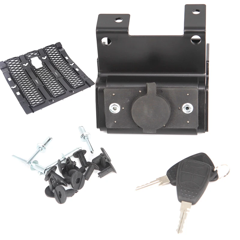 

Car Grilles Smart Locks Cover For Jeep Wrangler Jl 2018 Car Hood Latch Catch Lock Kit For Jeep Jl Wrangler Car Accessories