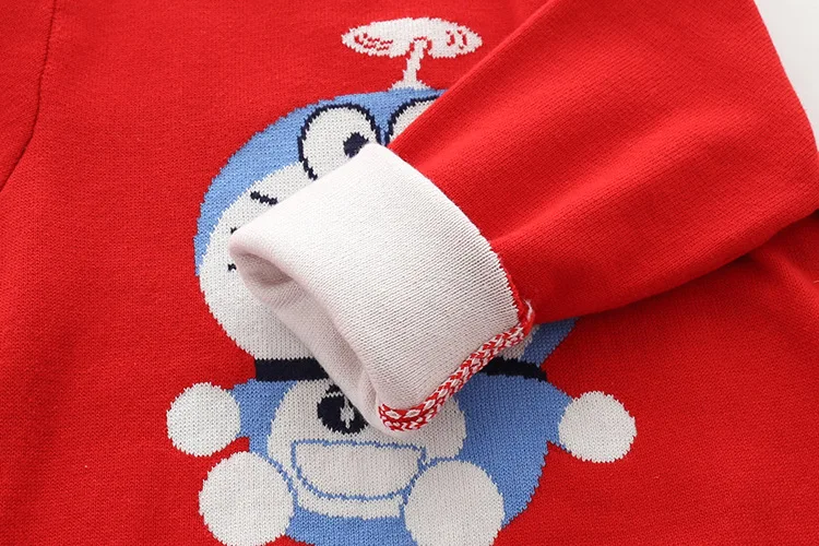 Boy Autumn Winter Pullover Sweater Children Baby Kids Girl Boy Knitted Sweater Cardigan Tops Outfit Colorful Tees