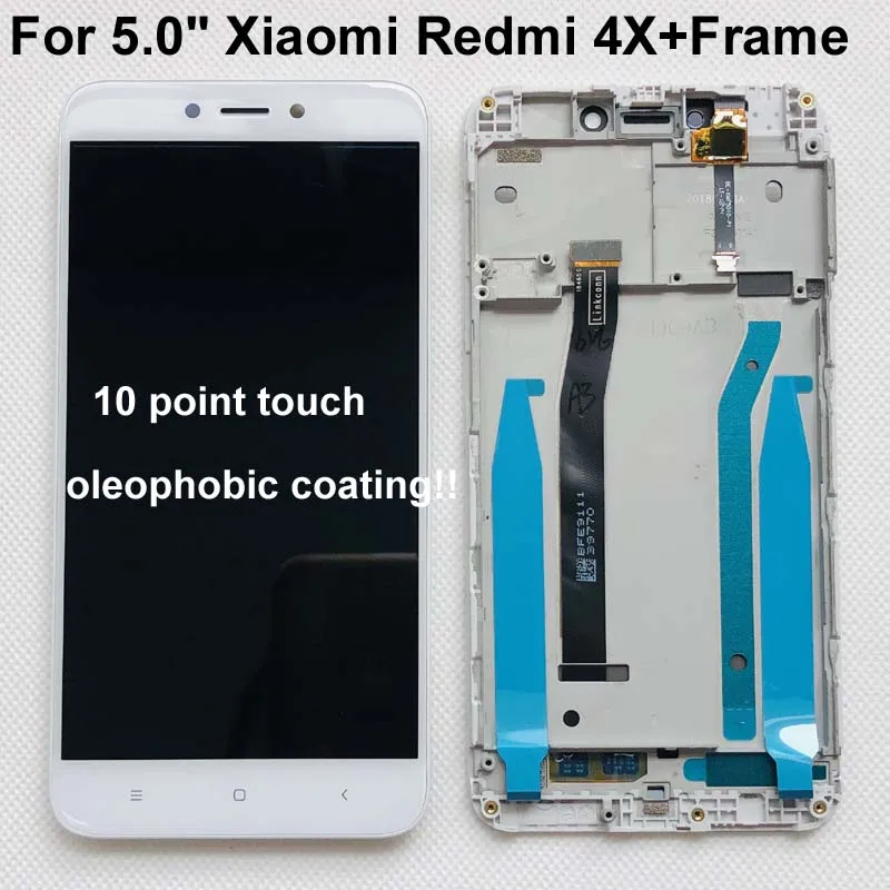 ЖК дисплей IPS для XIAOMI Redmi 4X с дигитайзером сенсорного экрана рамкой Xiaomi Ремонтный 5