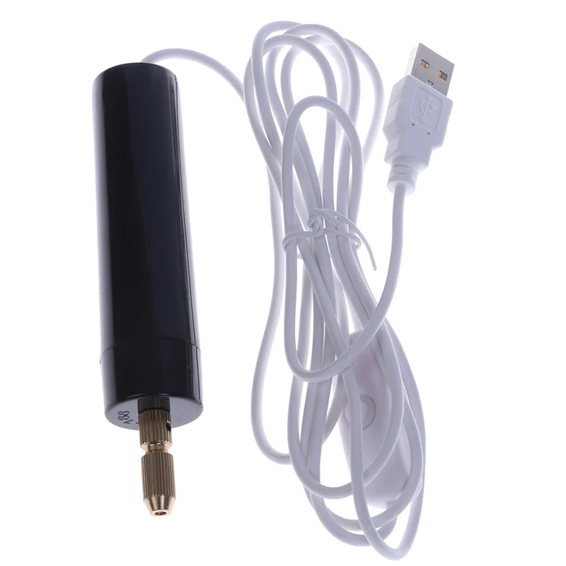 미니 전기 드릴 핸드 헬드 드릴 비트 키트 에폭시 수지 쥬얼리 나무 공예 도구 만들기 USB 플러그 스크루 드라이버 도구 키트