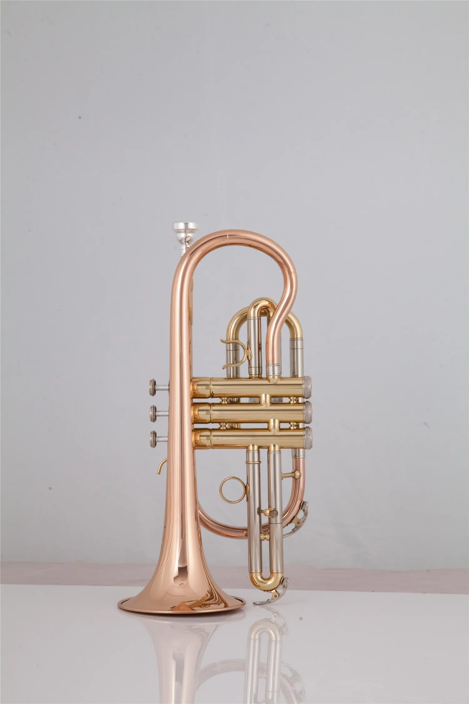 Новое поступление фосфористая медная труба Bach Bb Cornet с чехлом и перчатками для