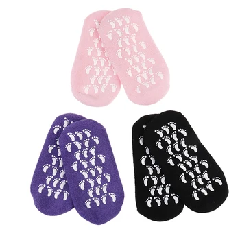 

1 Pair moisturizing socks Soften Repair Cracked Skin Gel Sock Skin Treatment Spa Sock Foot Care Protectors