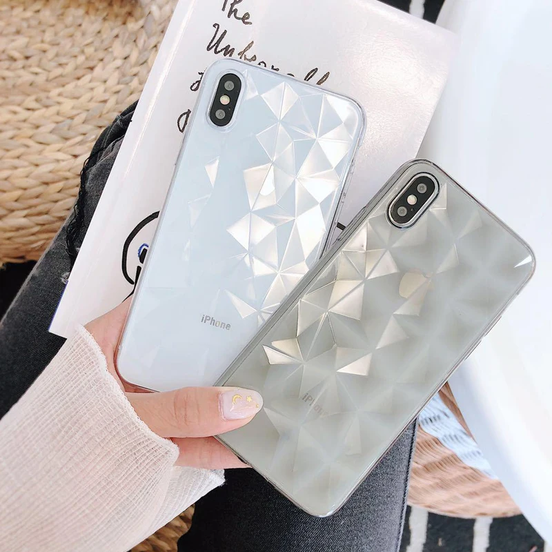 3D алмаз текстура чехол для samsung Galaxy S10E S10 S9 S8 плюс S7 край A10 A20 A30 A40 A50 A50S A70 M10 M10S M20 Примечание 10 Pro 9 8