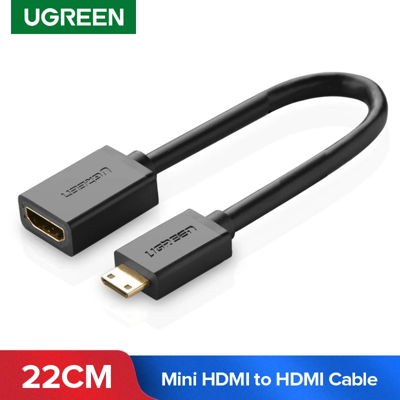 Мини адаптер HDMI Ugreen мини 4K совместимый с ноутбуком Raspberry Pi ZeroW Micro HDMI|Кабели HDMI| |