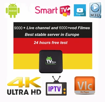

IP Germany TV M3U 4K FULL HD USA Spain Austria Portugal 4k Europe For Smart TV Android Box PC for m3u Android TV set top box