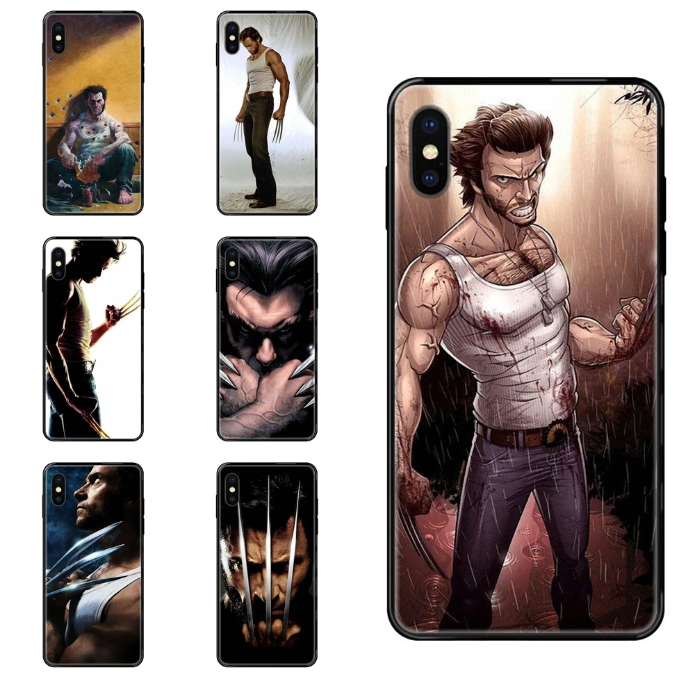 For Galaxy S20 S10e S10 S9 S8 S7 S6 S5 edge Lite Plus Ultra Black Soft TPU Screen Protector X Man Wolverine Nice | Мобильные