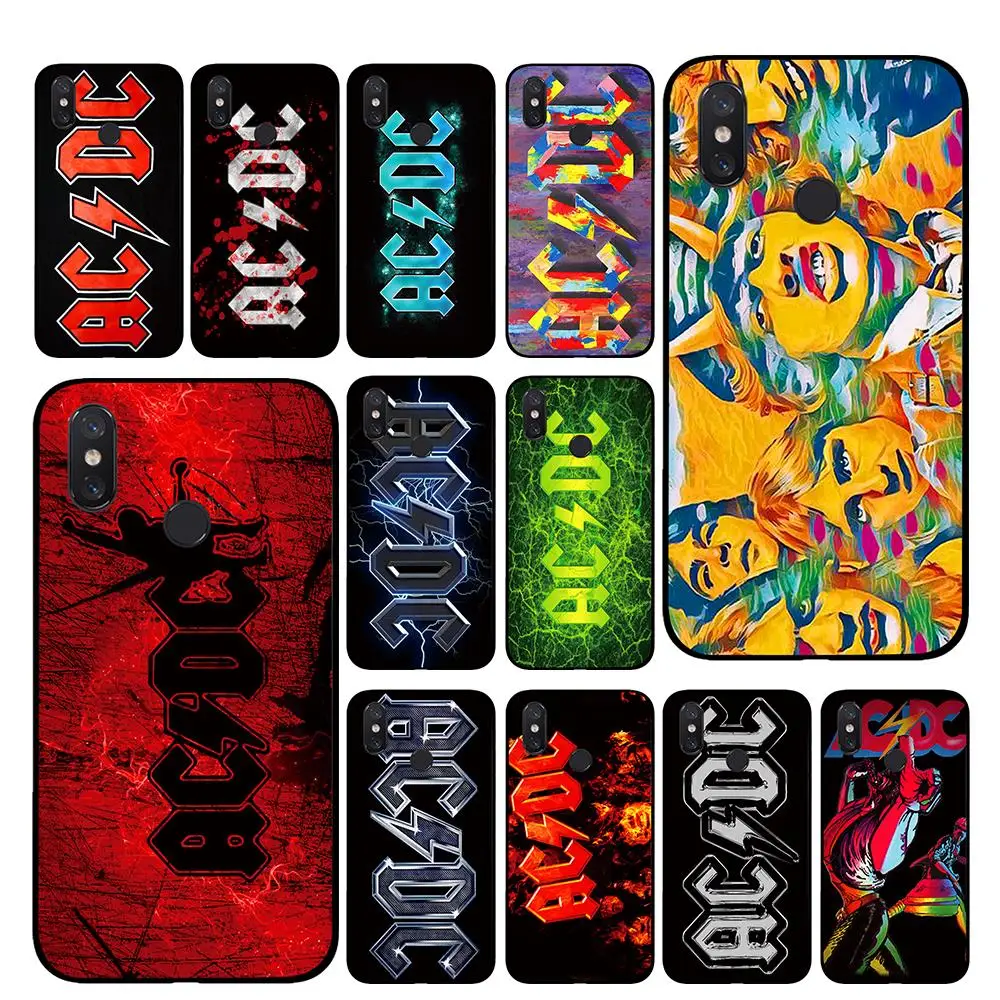 

ACDC ac dc art TPU Phone cases for Xiaomi Redmi GO 4 5 6 7 Pro 4A 4X 5A 5Plus 6A Back cover