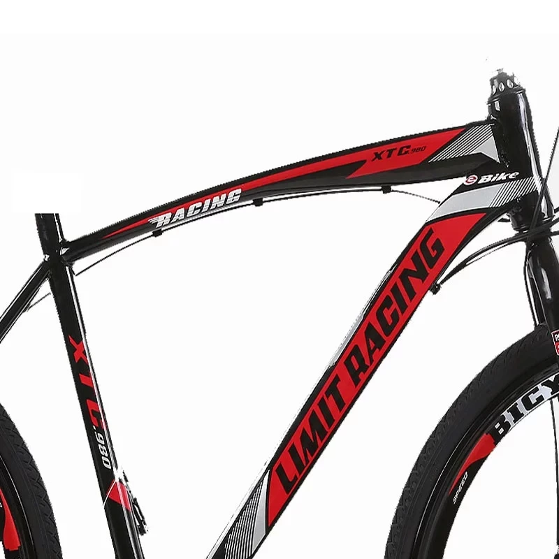 Bicycle 26 Inch 27 Speed Bend Fixed Gear Road Bike Male and Female Students Broken Wind Road Racing Bicycle