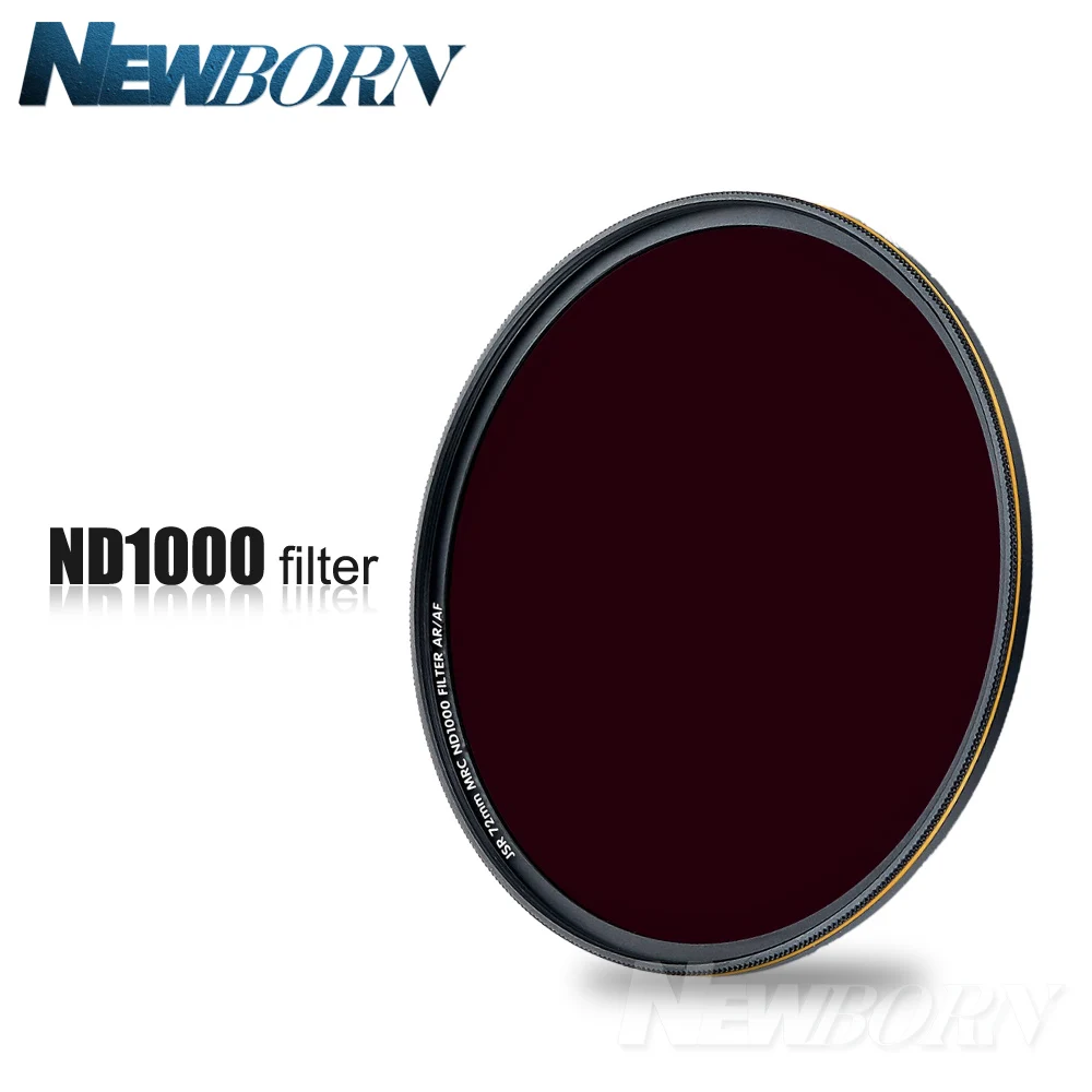 52 58 67 72 77 82 мм нейтральная плотность ND1000 ND 1000 оптический стеклянный фильтр для