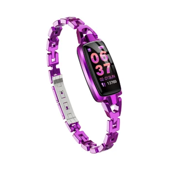 

DR66 Smart Watch Heart Rate Detection IP67 Waterproof Female Physiological Reminder Pedometer Bracelet (Purple)