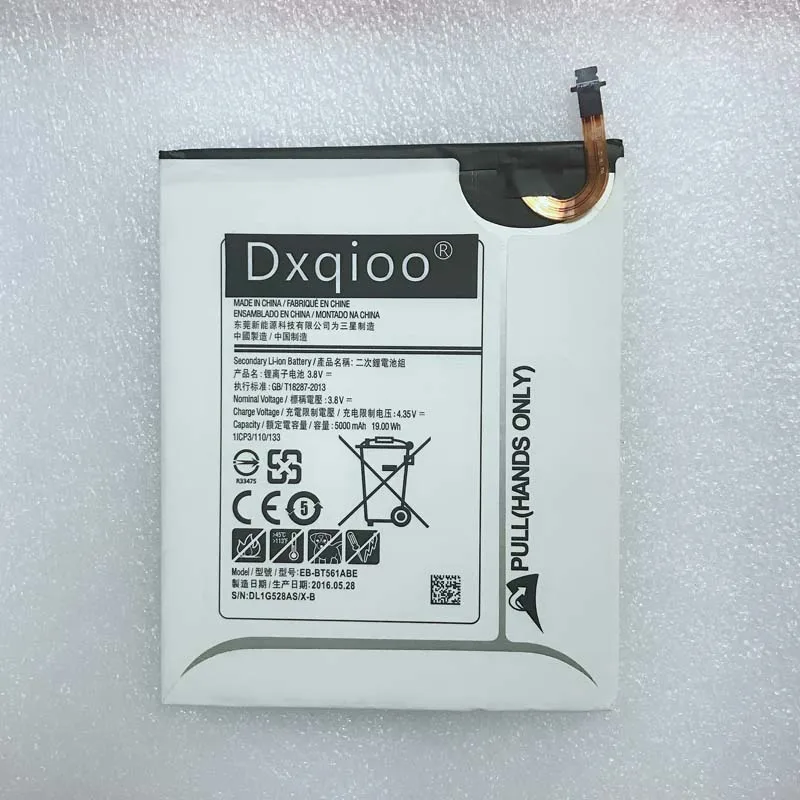 Аккумулятор 5000 мАч для samsung Galaxy Tab E SM-T560 T560 T561 EB-BT561ABE