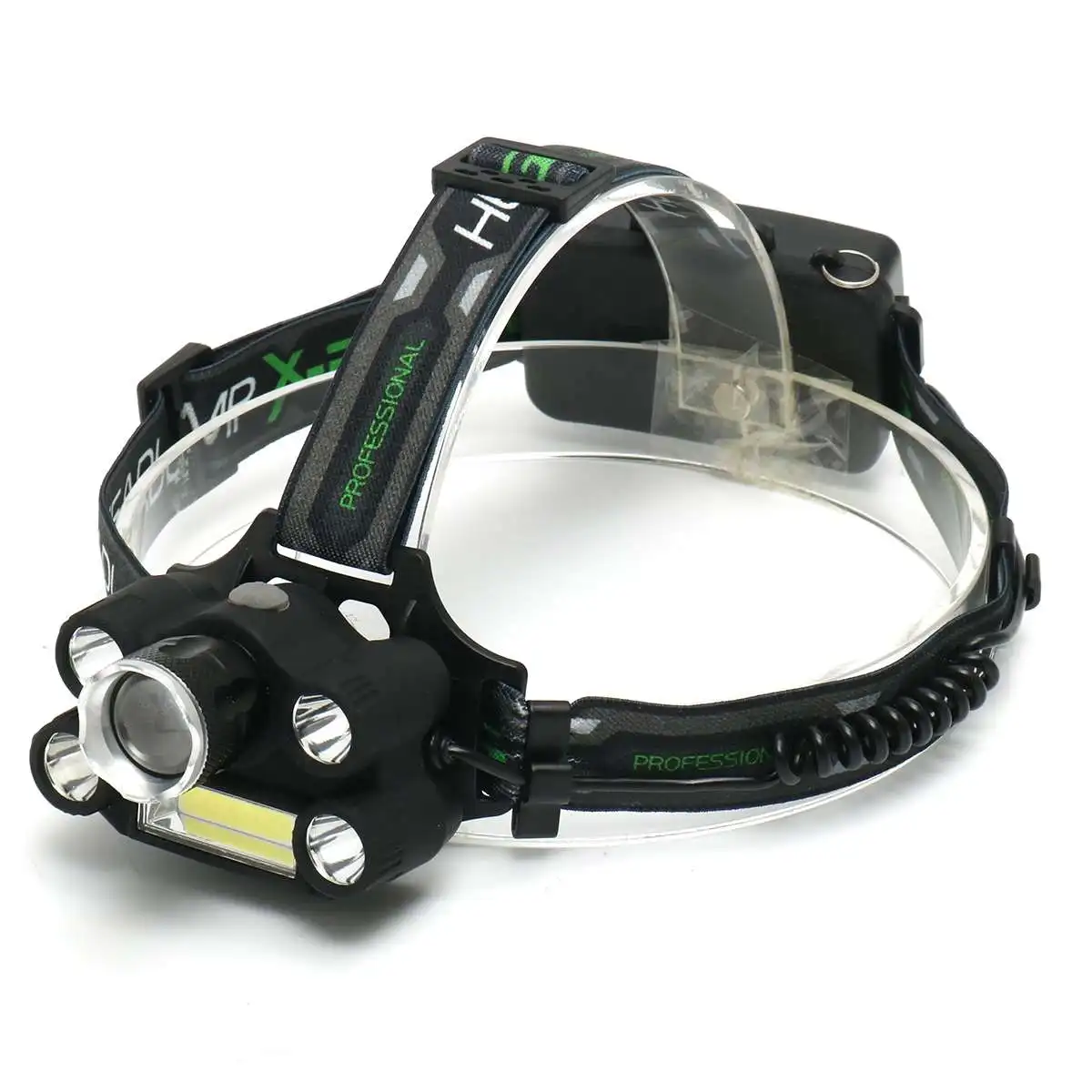 T6 Headlamps LED Portable Lighting Aluminum Alloy EU/US Plug Charge with 2* 18650 Batteries 11.5+ 11* 9.8cm
