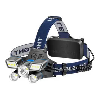 

Aluminum Alloy IPX4 waterproof Super-Bright L2+2T6+COB LED Headlamp Headlight Flashlight Head Torch IPX4