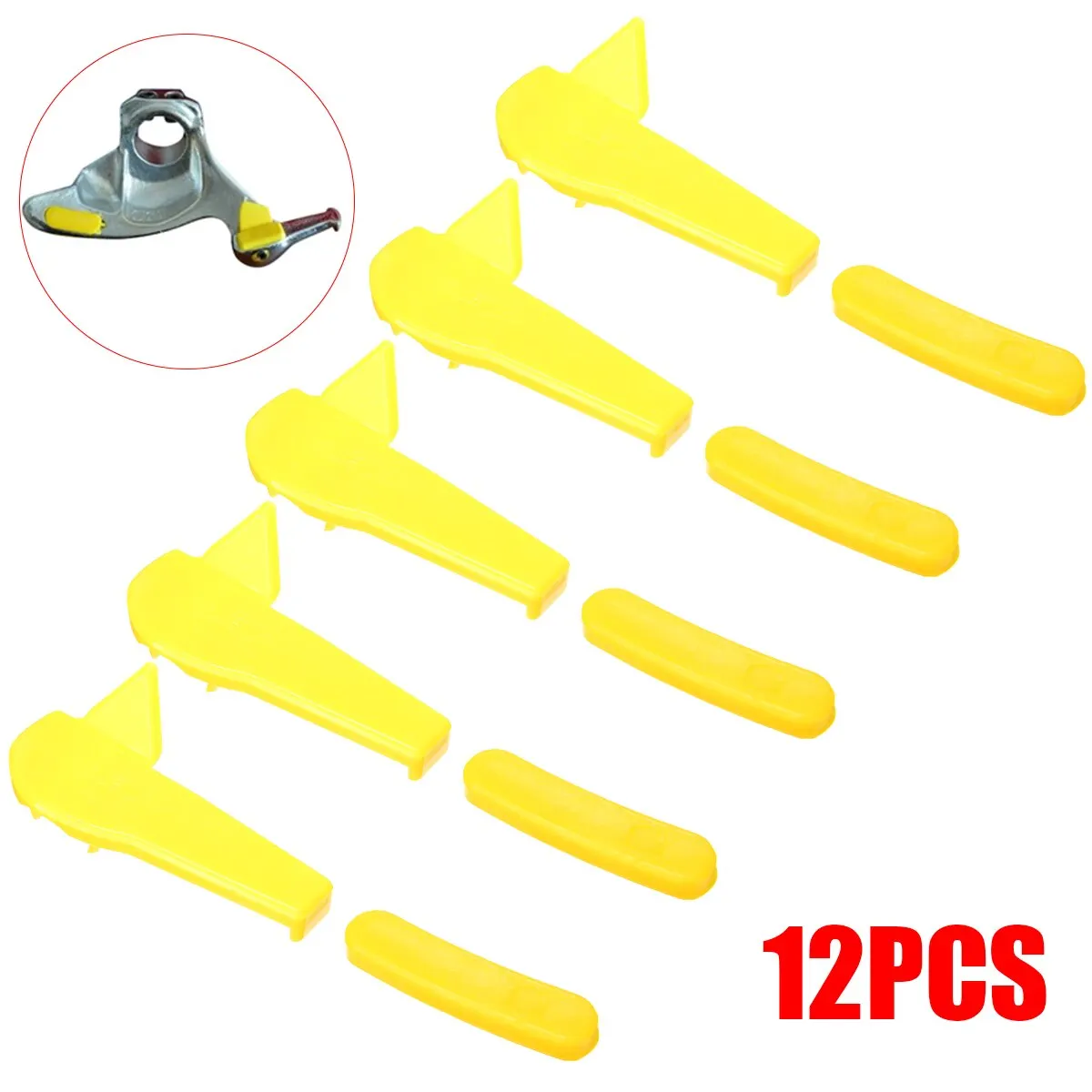 For Wheel Protection 12pcs Tyre Tire Changer Mount Demount Duck Head Insert Rim Protector Pad Plastic TREYUES