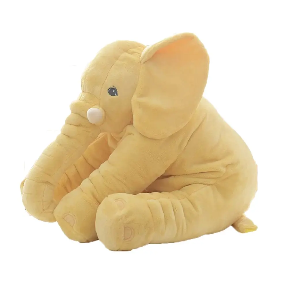 40 см/60 см Высота Большой плюшевый слон кукла игрушка Дети Спящая задняя подушка милый плюшевый слон Детская кукла подарок