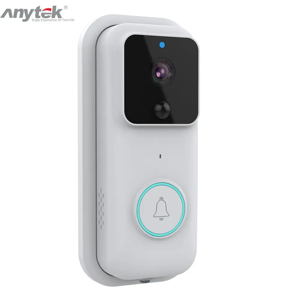 Умный дверной звонок Anytek B60 HD 1080P Wi Fi видеодомофон с облачным хранилищем