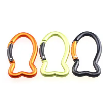 

5pcs/set Carabiner Lightweight Oxidized Aluminum Alloy Quick Link Connectors Hanging Lock Buckles Clip Tool For Climbing Bag