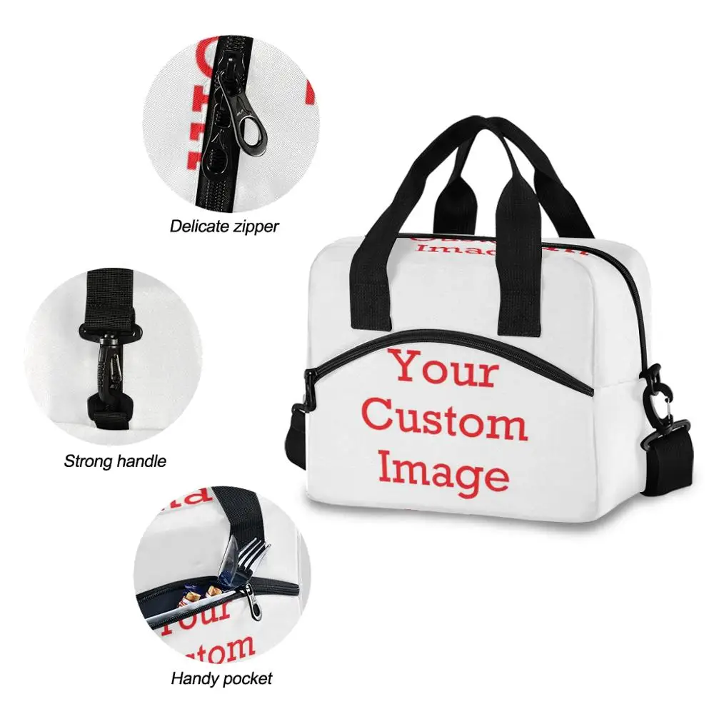 New Men Women Large Capacity Portable Lunch Bag Fresh Keeping Box Insulated Tote Cool Travel Food Lunch Storage Hand Bags