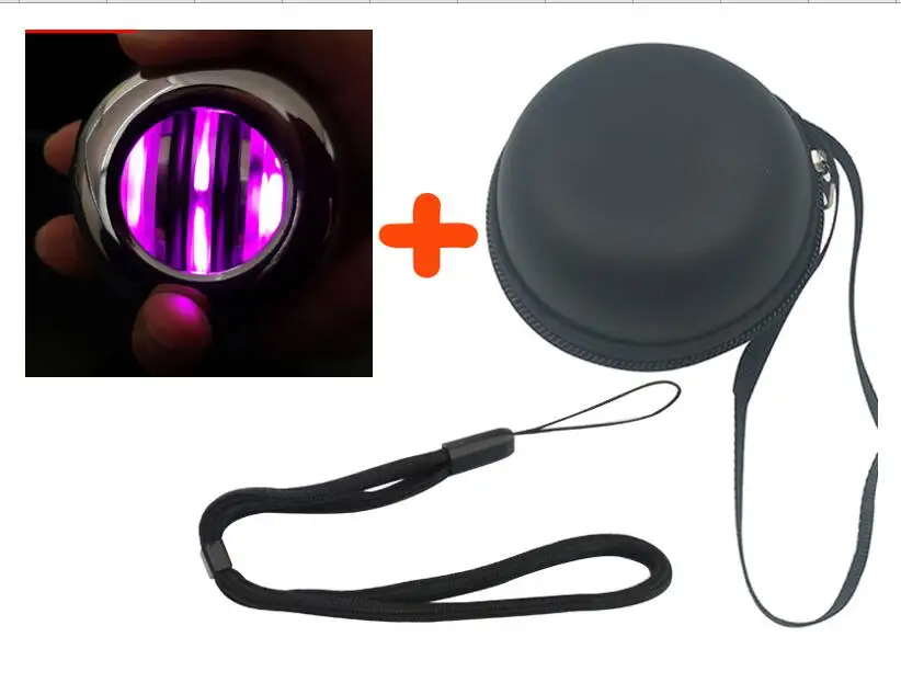 Auto-Start Strengthen Metal Power Wrist Ball Forearm Muscle Training Gyroscopic Ball With LED Light With Bag F2039