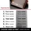 2022 New Customized Men Wallets Name Engraving High Quality  Short Card Holder Male Purse Vintage Coin Holder Men Wallets 3