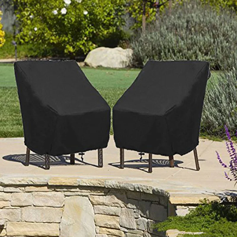 Outdoor Garden Chair Cover 210D Oxford Cloth Waterproof UV Protection
