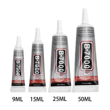 

9ml 15ml 50MLB7000 25ml Glue B7000 For Rhinestones Needles Epoxy Mobile Phone Glass Glue Adhesive DIY Resin Jewelry Repair Glue