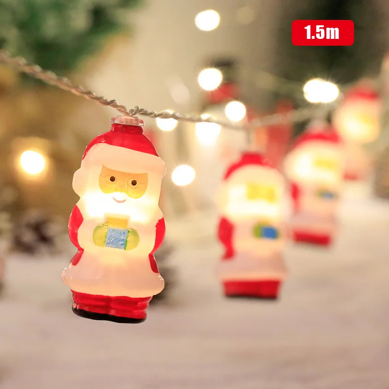 Christmas Lights 33455 2022 2022 New Christmas 1.5/2M 10Led Snowman/Santa/Stick Christmas Lamp Battery  Powered Led Lights Hanging Ornaments Xmas Home Decor|Tree Toppers| -  Aliexpress