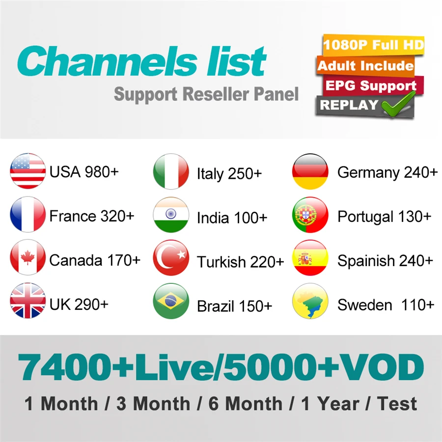 Португалия IP tv подписка Испания Франция Италия Бразилия Европа IP tv M3U 7400 Live UK Nederland Швеция для mag Android Box Smart tv