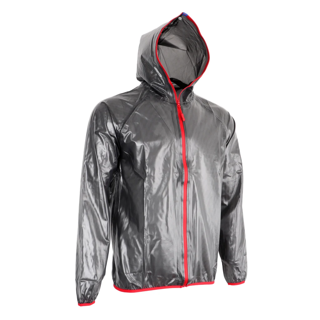 1 set Mens Motorcycle Cycling Full Rain Suit Waterproof Hooded Top Rain Coat Pant for outdoor activity 