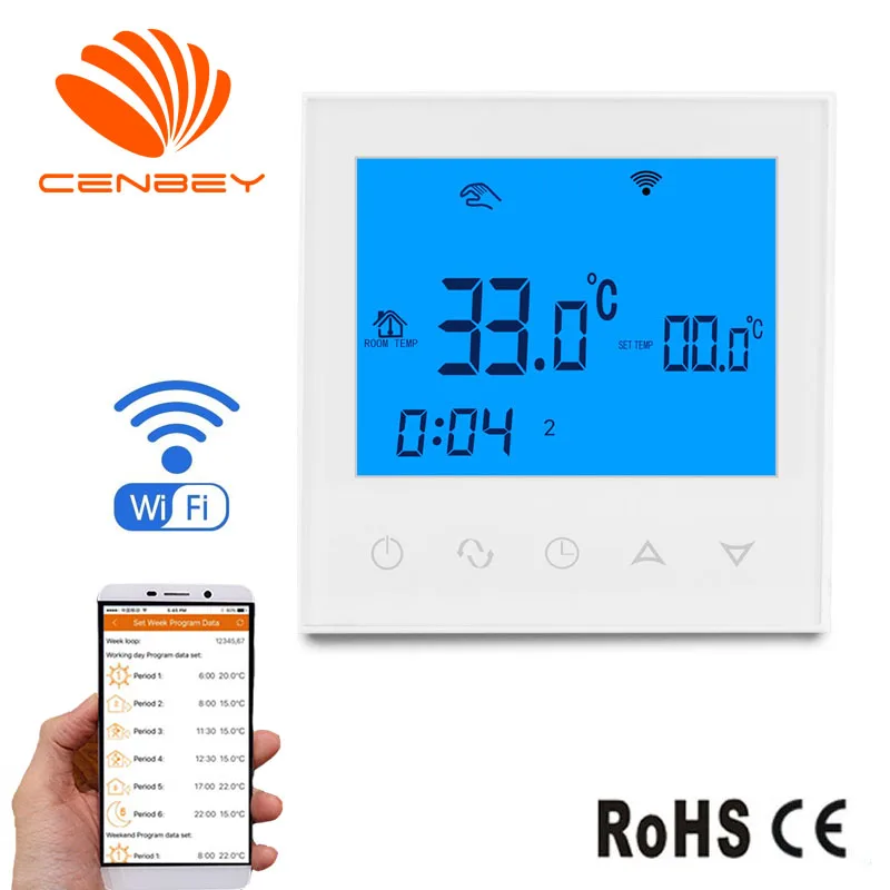 

Wifi Thermostat Underfloor Heating Thermostats Smart Heating Controller Programmable Room Thermostat Gas Boiler Thermostat 16A 3