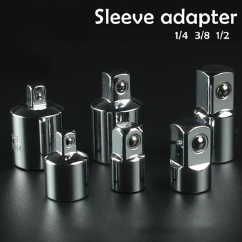

CR-V Steel Socket Ratchet Converter Adapter Reducer 1/2 to 3/8 3/8 to 1/4 1/4 to 3/8 3/8 to 1/2 Car Bicycle Garage Repair Tools