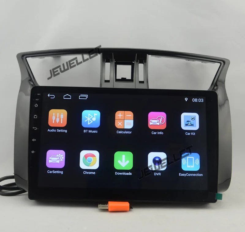 Top 10.1" Quad-core 1024*600 HD screen Android 8.1 Car GPS radio Navigation for Nissan Sentra,Pulsar,Sylphy 2013-2016 1