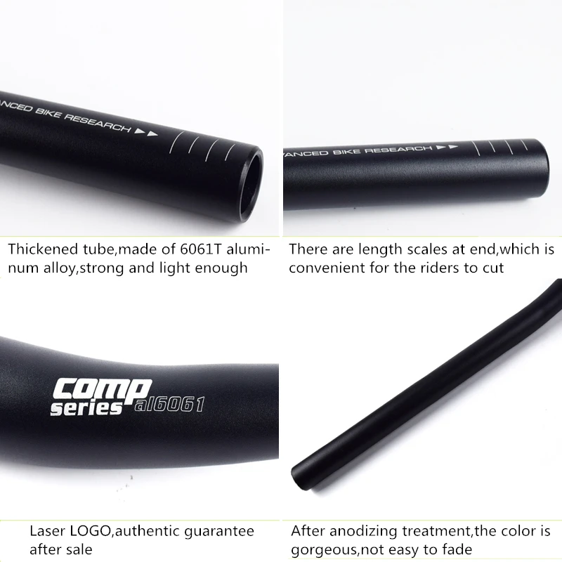 Aluminum Alloy MTB Bicycle Handlebar Road Mountain Bike Riser Handle Bar Lightweight Steering Wheel 720 780mm x 31.8mm bicycle handlebar grips bike handlebar tape bicycle accessories bicycle handlebar