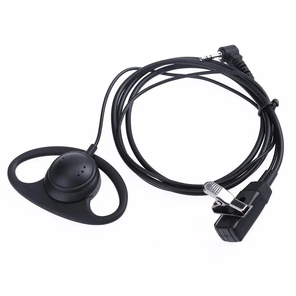 Наушники d-типа PTT Mic для Motorola Talkabout Walkie 2 5 мм 1-контактный Динамик Baofeng Kenwood TH/TK Series |