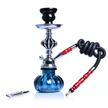 Портативный дорожный кальян маленький кальян набор трубок наргиле Чича с наргиле шланг чаша Щипцы поддон для угля кальяна аксессуары