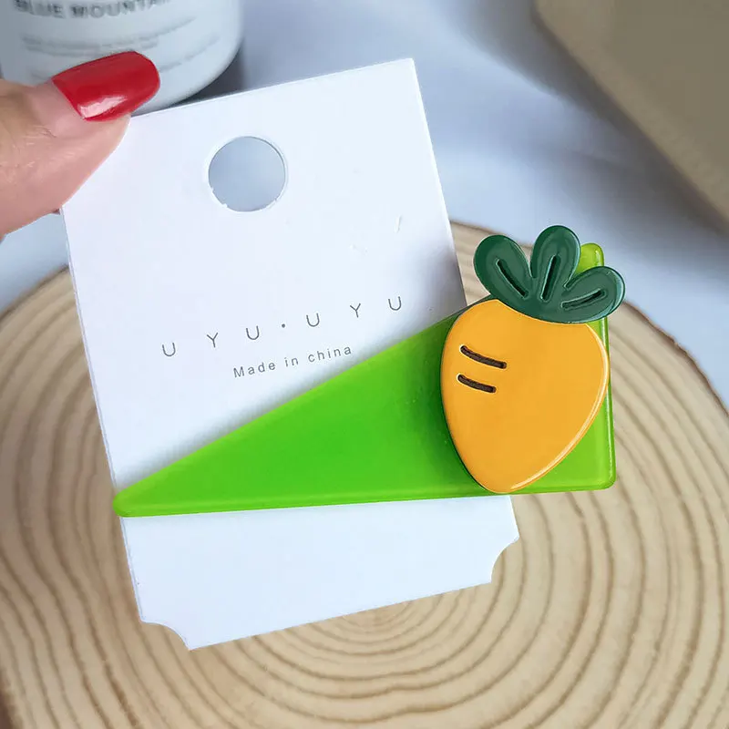 1PC Fashion Women Girls Cute Hair Pins Clip Mini Fruit Hair Clip Barrette Hair Accessories Styling 5