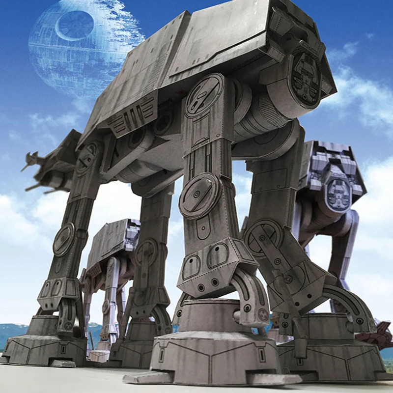 

AT-AT Robot All Terrain Armored Transport Paper Model DIY Handmade Fancy Toy Garage Kit Paper Handicraft Decoration
