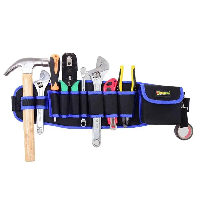 Tool Bag Excellent Oxford Cloth and EVA Pouch Hammers Pliers Screwdriver Hand Repair Tool Holder Storage Bag Open 130x16x5cm