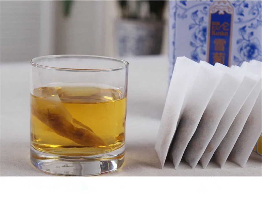 100 шт пустые бумажные чайные пакетики, фильтр со струнным тепловым уплотнением, чайные пакетики с листьями дыни, пустые чайные пакетики, упаковочный мешочек с травами, пакетики для чая