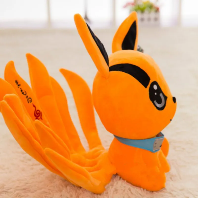 35 см Наруто Shippuden плюшевая игрушка Kurama кьюби девять сказок лиса мягкая кукла милая лиса, животное Наруто аниме плюшевая игрушка Детские подарки